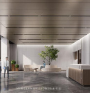 木聚汇 MUJUHUI|深圳甲级企业总部大堂室内工装设计案例