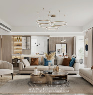 深圳景桦花园现代风格效果图