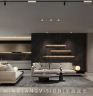 全屋定制家具展厅效果图