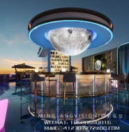 楼顶天台酒吧效果图