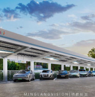 光伏顶棚停车场充电站